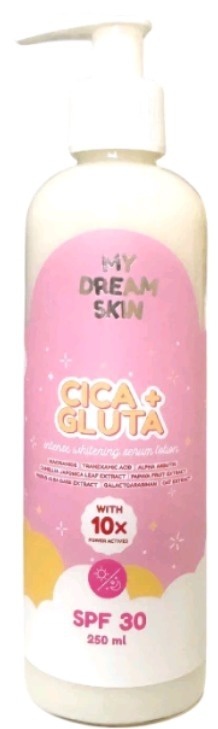 cica glutathione My dream skin | + Gluta Intense Whitening Lotion Supply Duration:1 month supply IV Drip, Cryotherapy, Red inner beaty